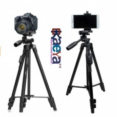 OkaeYa VCT-5208 Tripod With Bluetooth Remote Control Shutter For Mobile Phones, DSLR, and Sports Cameras